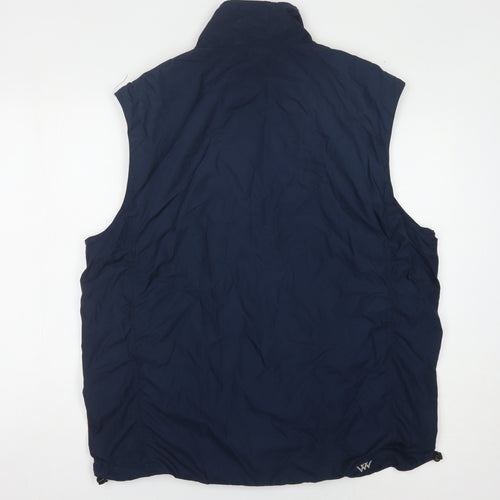 Woof Wear Men's Blue XL Casual Vest with Pockets