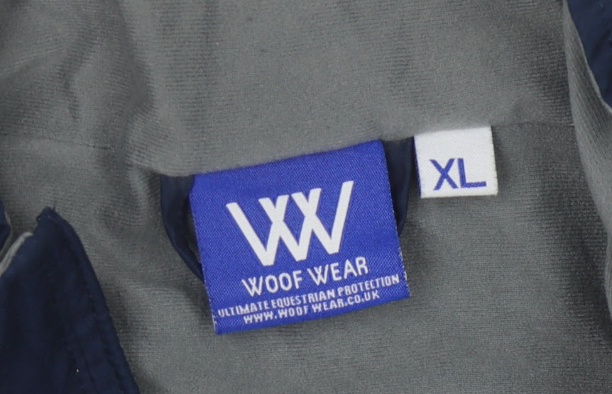 Woof Wear Men's Blue XL Casual Vest with Pockets