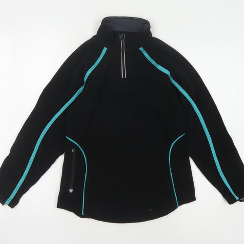 PBSport Girls Black Fleece Sweatshirt - 4 Years