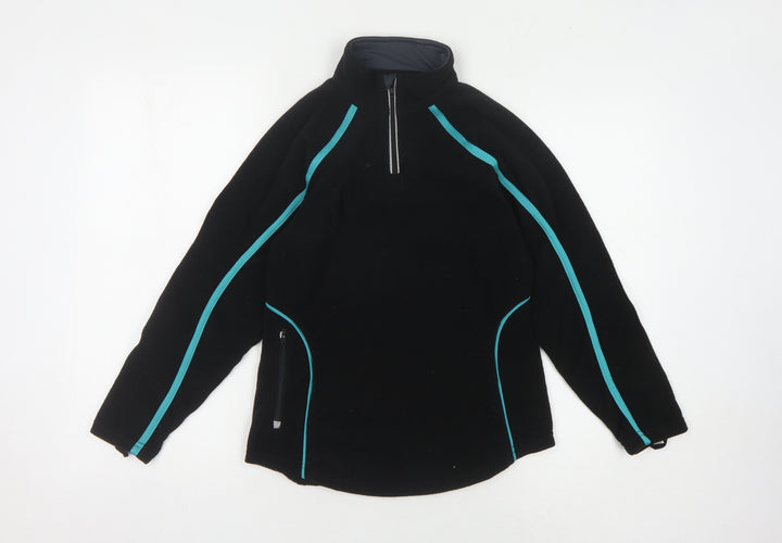 PBSport Girls Black Fleece Sweatshirt - 4 Years