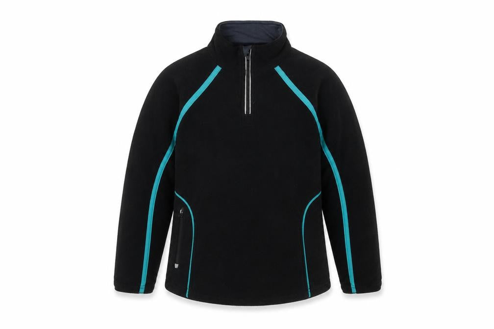 PBSport Girls Black Fleece Sweatshirt - 4 Years