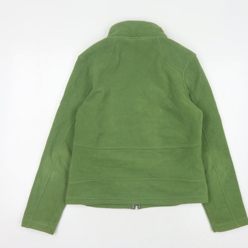 Anky Women's Green Fleece Jacket, Size 12, Zip Closure