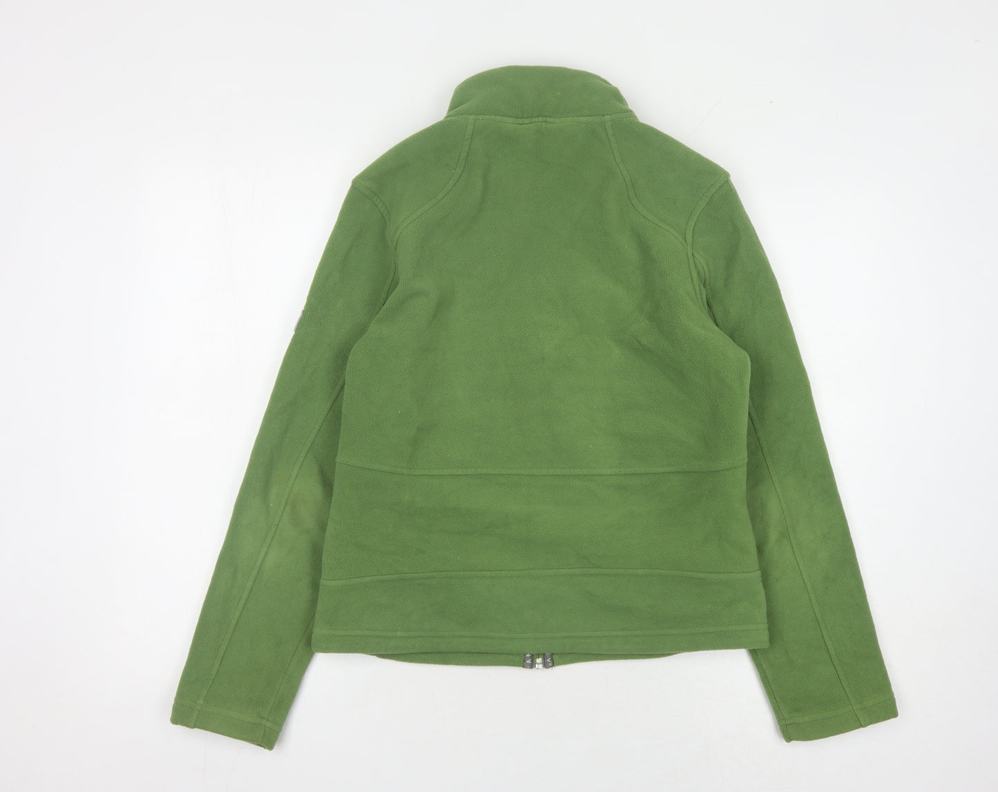 Anky Women's Green Fleece Jacket, Size 12, Zip Closure