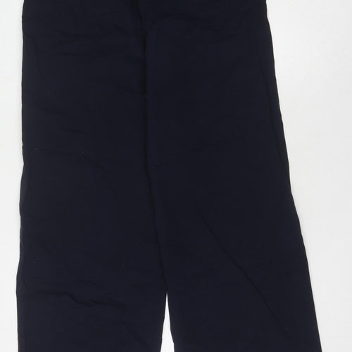 Marks and Spencer Women's Blue Wide-Leg Trousers Size 12