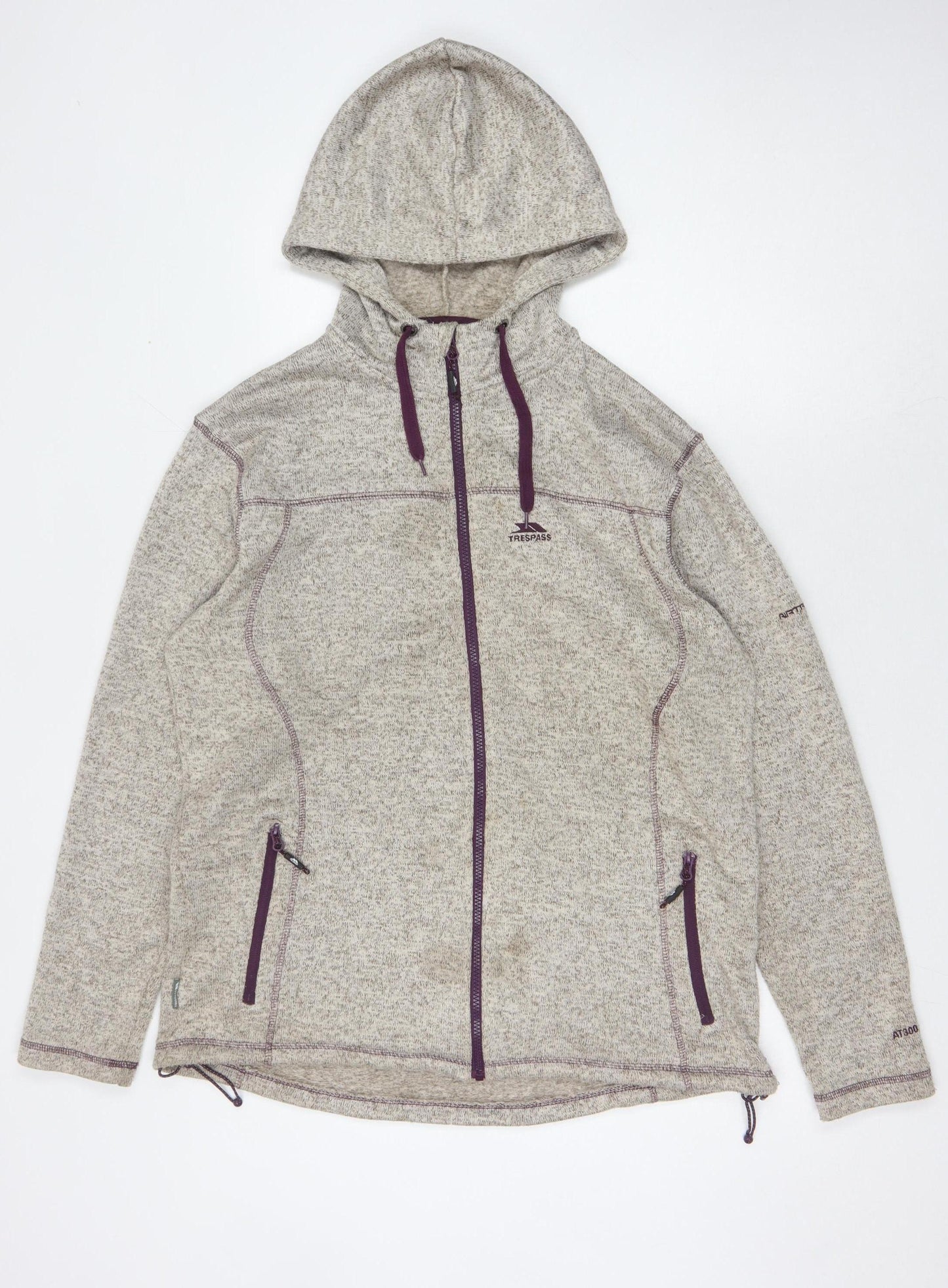 Trespass Women's Beige 3XL Mid-Length Hooded Jacket