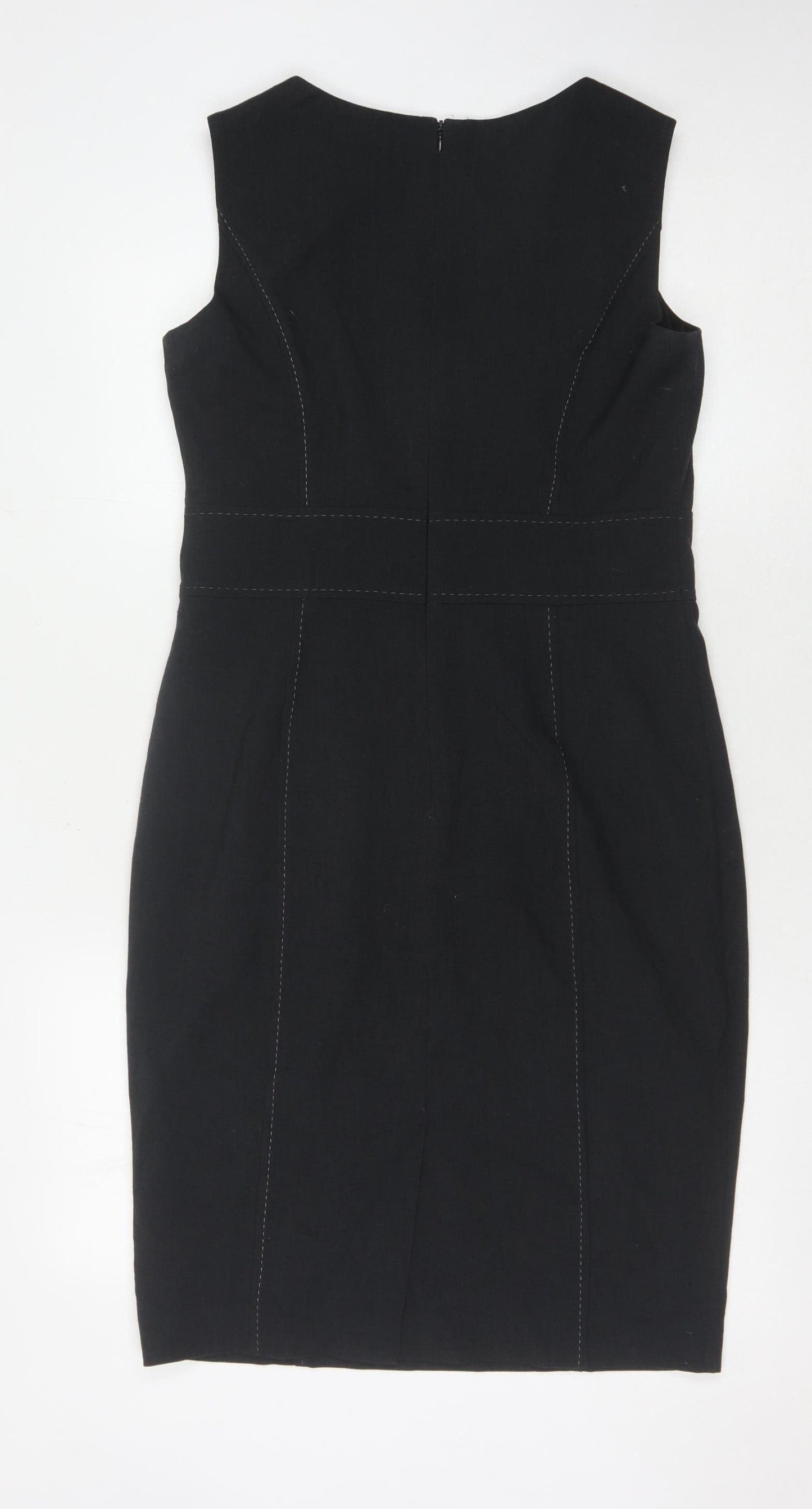 Marks and Spencer Women's Black Sheath Dress Size 12