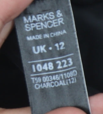 Marks and Spencer Women's Black Sheath Dress Size 12