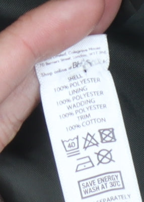 BHS Women's Green Quilted Jacket Size 18