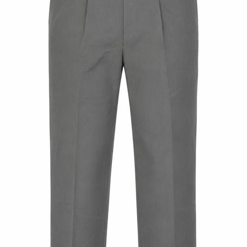 Burton Men's Grey Trousers, 36 in Waist, Formal Style