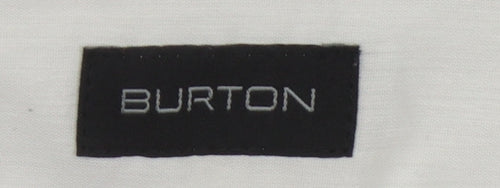 Burton Men's Grey Trousers, 36 in Waist, Formal Style