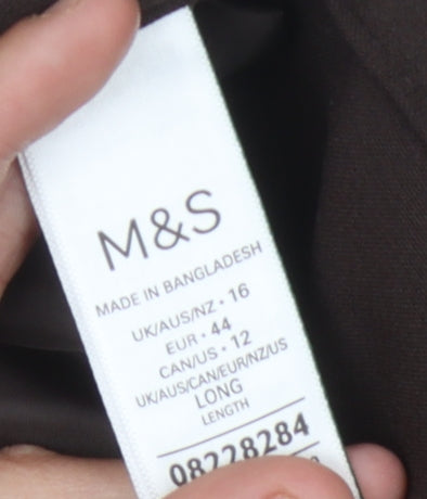 Marks and Spencer Women's Brown Trousers Size 16