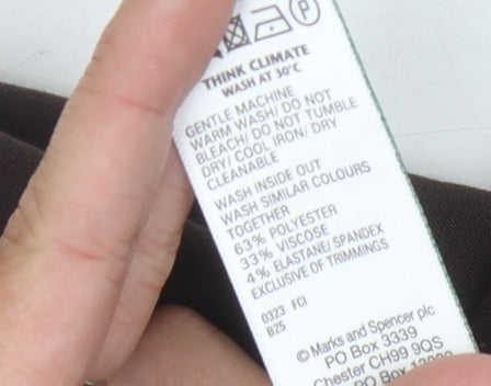 Marks and Spencer Women's Brown Trousers Size 16