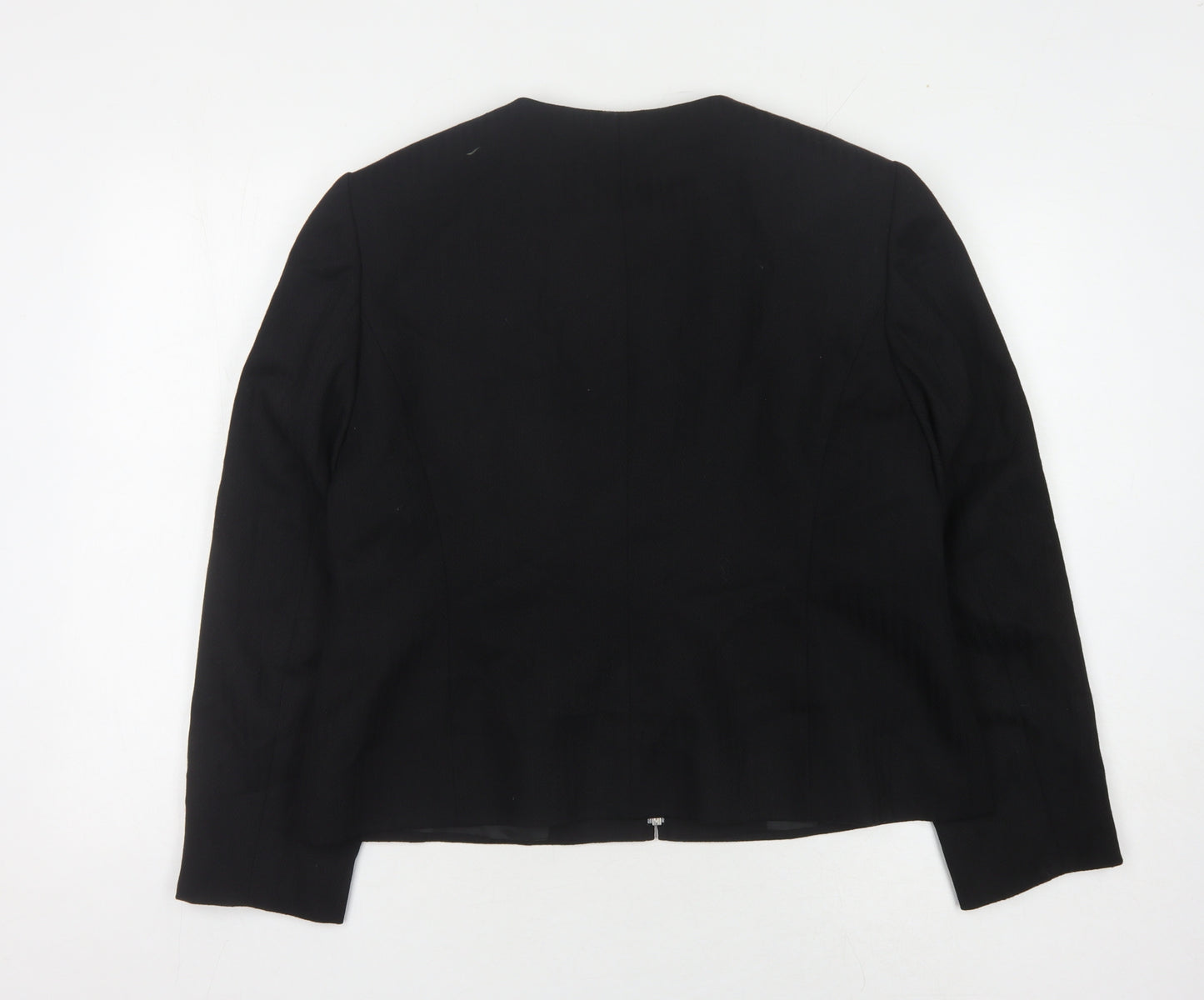 Minosa Women's Black Petite Blazer, Size 18, Classic Fit