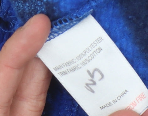 Peter Storm Boys Blue Striped Fleece Pullover Sweatshirt 7-8 Years