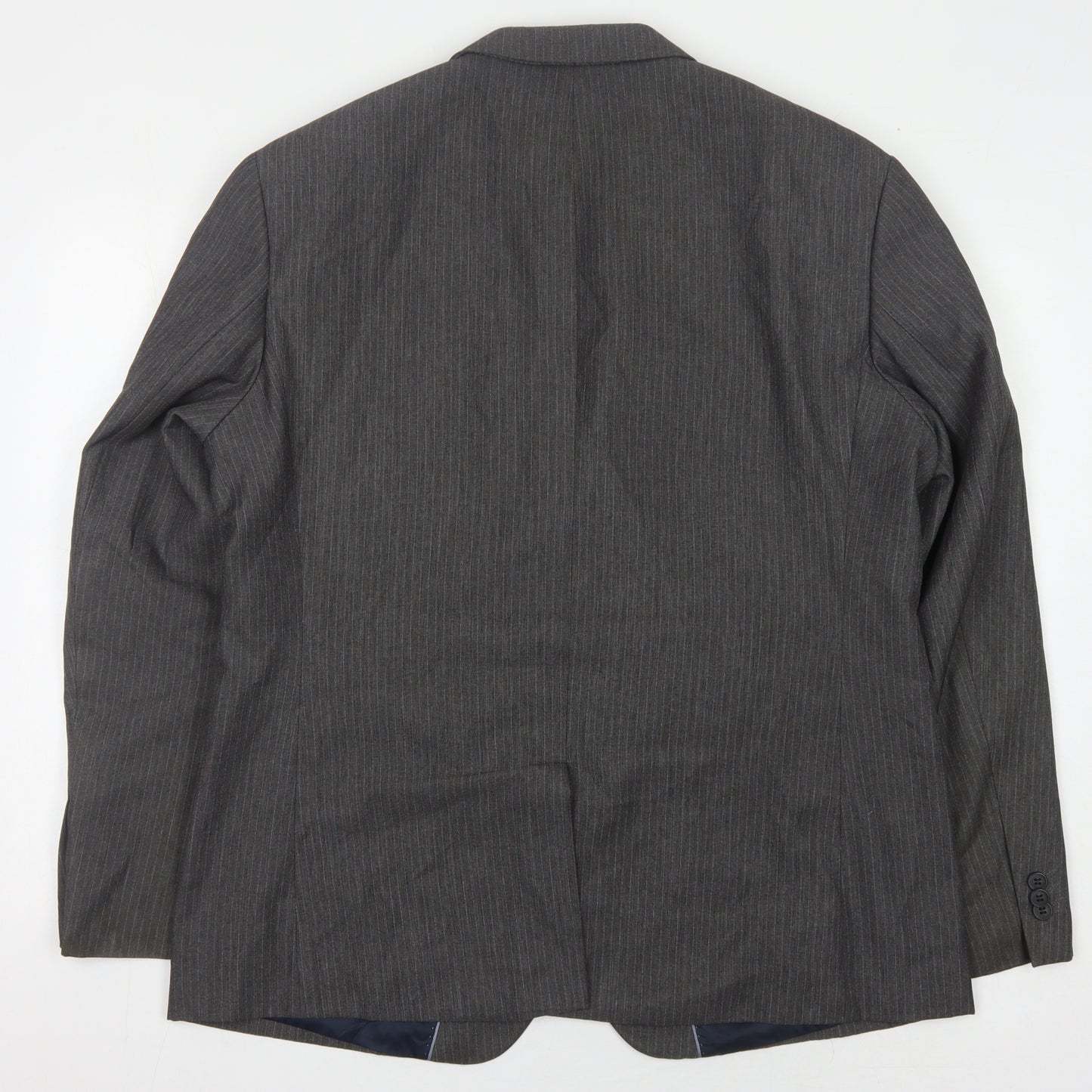 Taylor & Wright Men's Grey Striped Blazer 46R