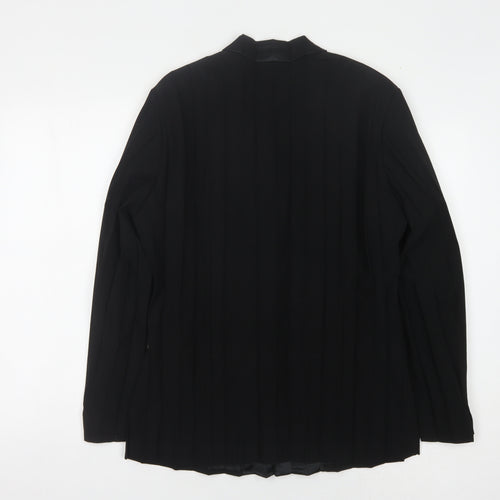 Issey Miyake Women's Black Blazer, Size L, Classic