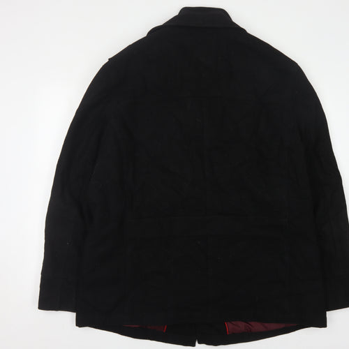 Marks and Spencer Men's Black XL 44" Trench Coat