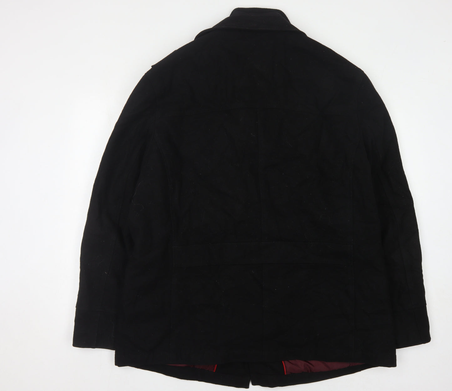 Marks and Spencer Men's Black XL 44" Trench Coat
