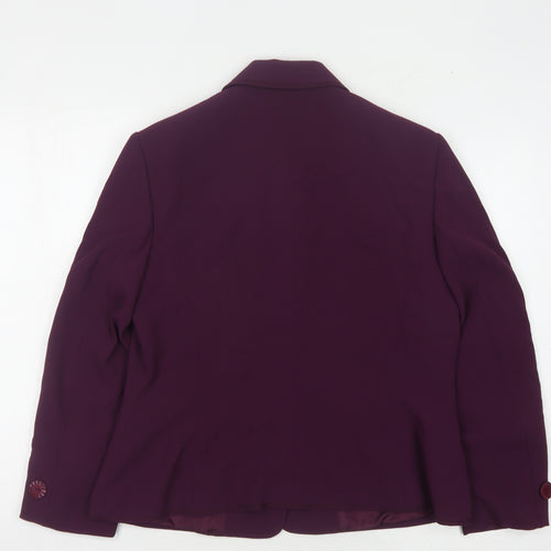 Whimsy Women's Purple Blazer Size 16