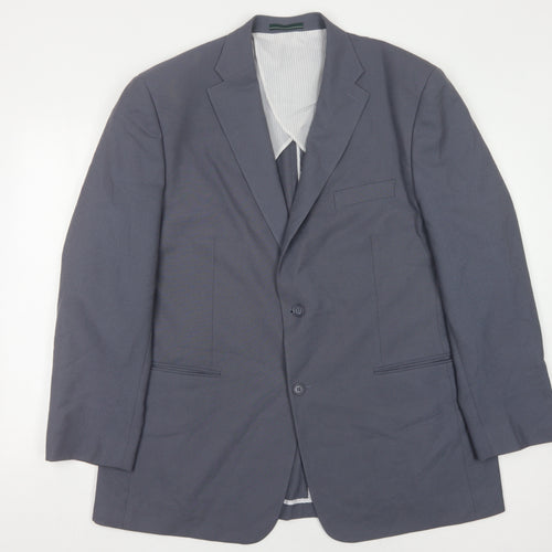 Greenwoods Men's Blue Blazer, 46, Regular Fit