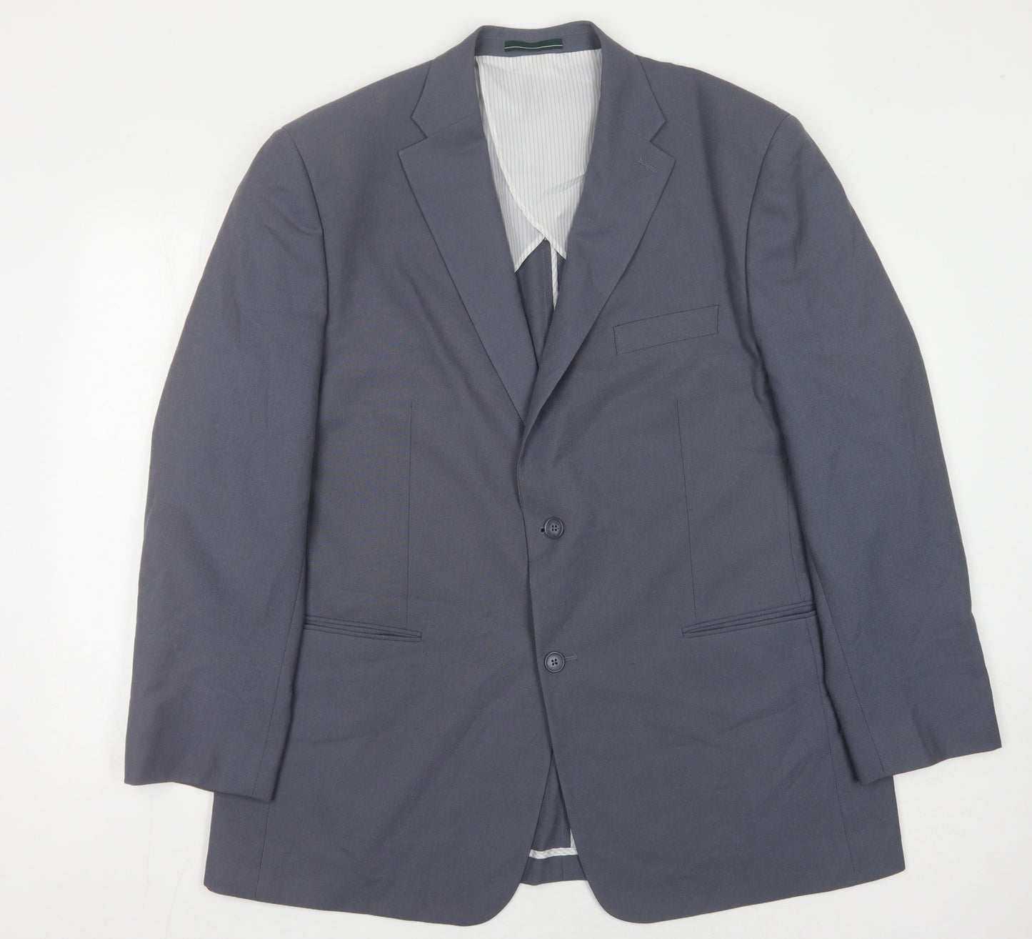 Greenwoods Men's Blue Blazer, 46, Regular Fit