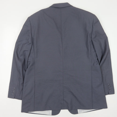 Greenwoods Men's Blue Blazer, 46, Regular Fit