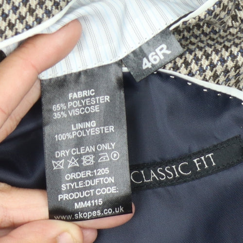 Skopes Men's Multicoloured 46R Classic Fit Blazer
