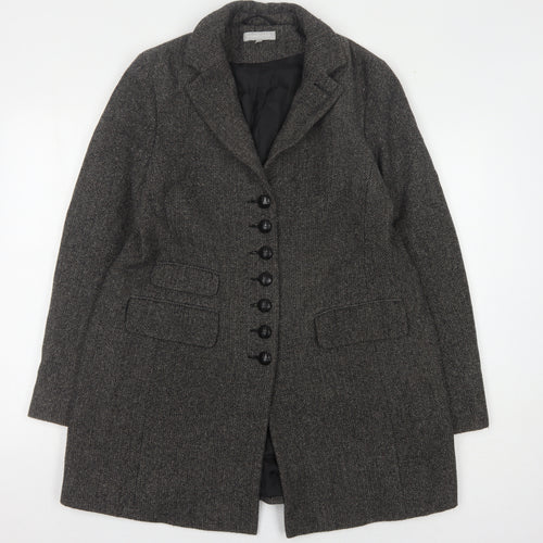 Red Herring Women's Grey Wool Tweed Suit Jacket 14