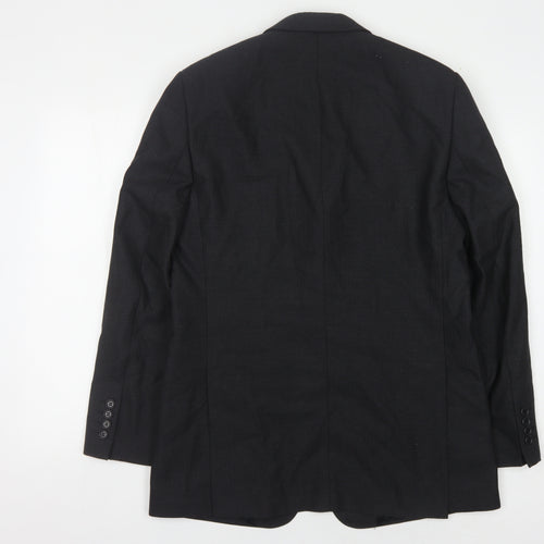 Magee Men's Black Blazer Jacket, Size 38R Classic Style