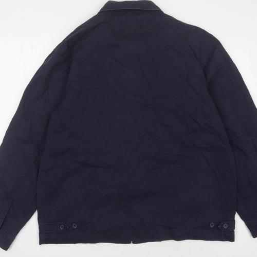 Brooker Men’s Blue Cotton Jacket - Size L