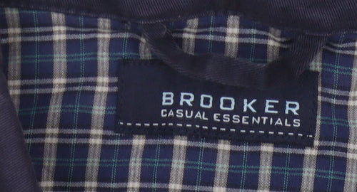 Brooker Men’s Blue Cotton Jacket - Size L