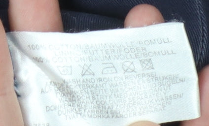 Brooker Men’s Blue Cotton Jacket - Size L