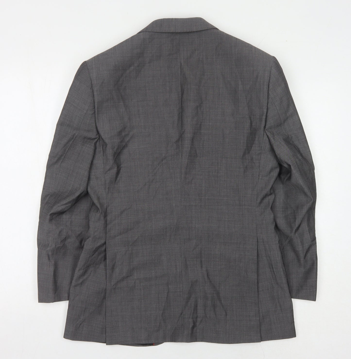 Lambretta Men's Grey Blazer, Size 36S, Wool Blend