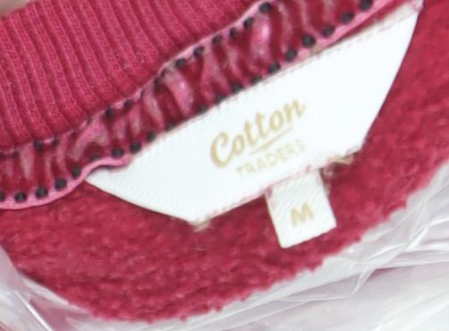 Cotton Traders Unisex Red Crew Neck Sweatshirt M