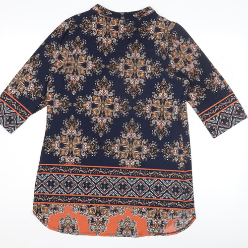 Wallis Women’s Multicoloured Paisley Blouse Size 14