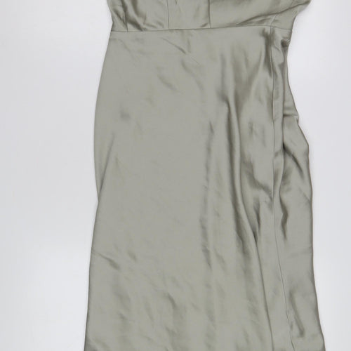ASOS EDITION Women's Grey Sleeveless Dress