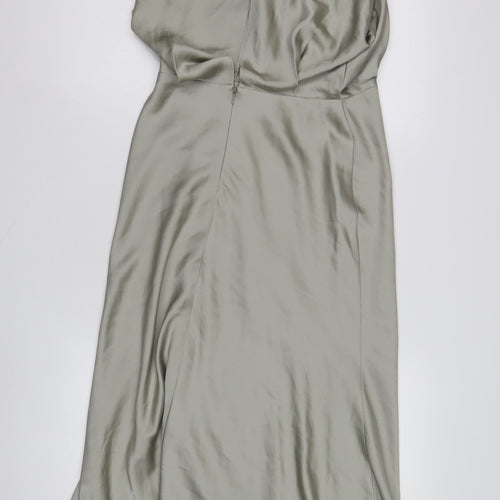 ASOS EDITION Women's Grey Sleeveless Dress
