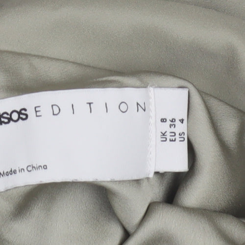 ASOS EDITION Women's Grey Sleeveless Dress