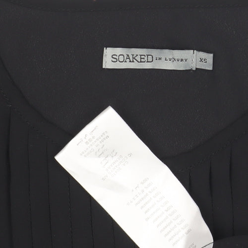 Soaked in Luxury Women's Black XS Blouse
