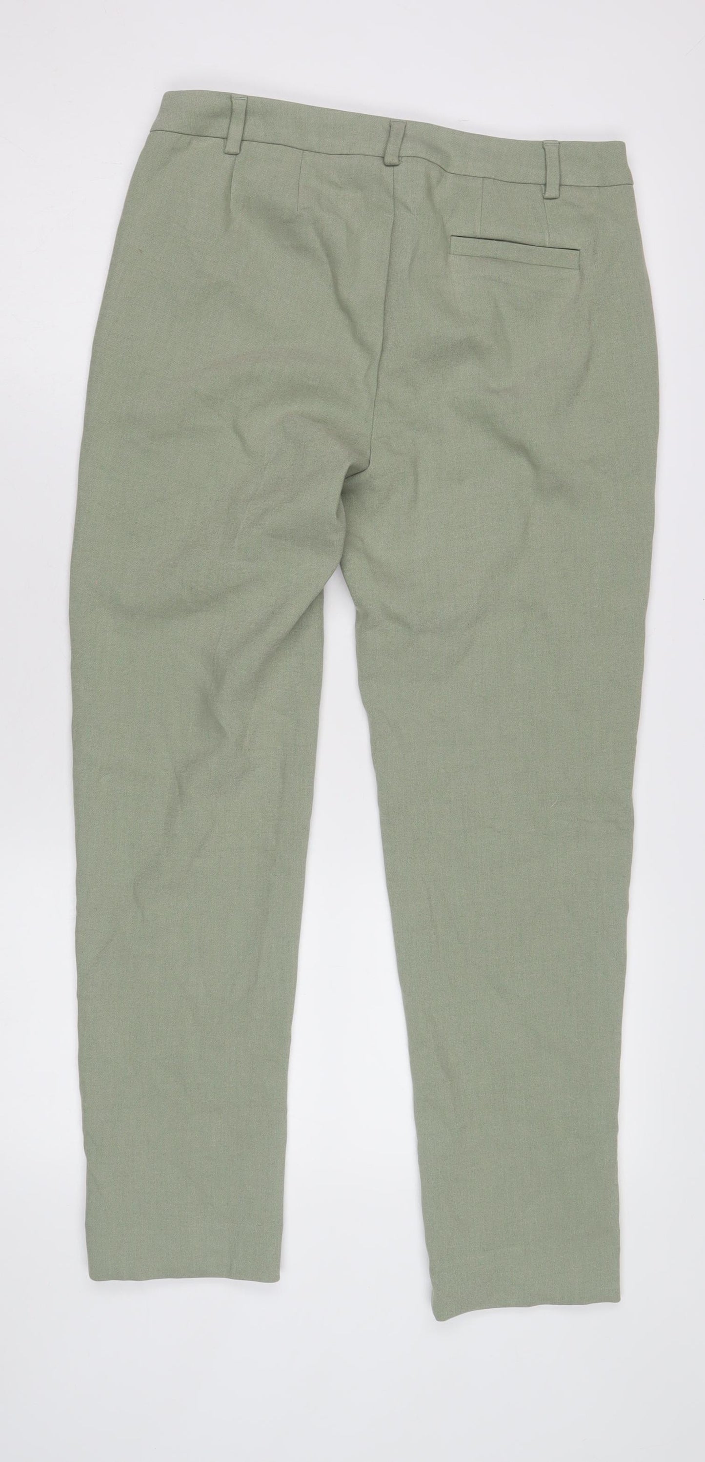 Marks and Spencer Women's Slim Green Ankle Trousers