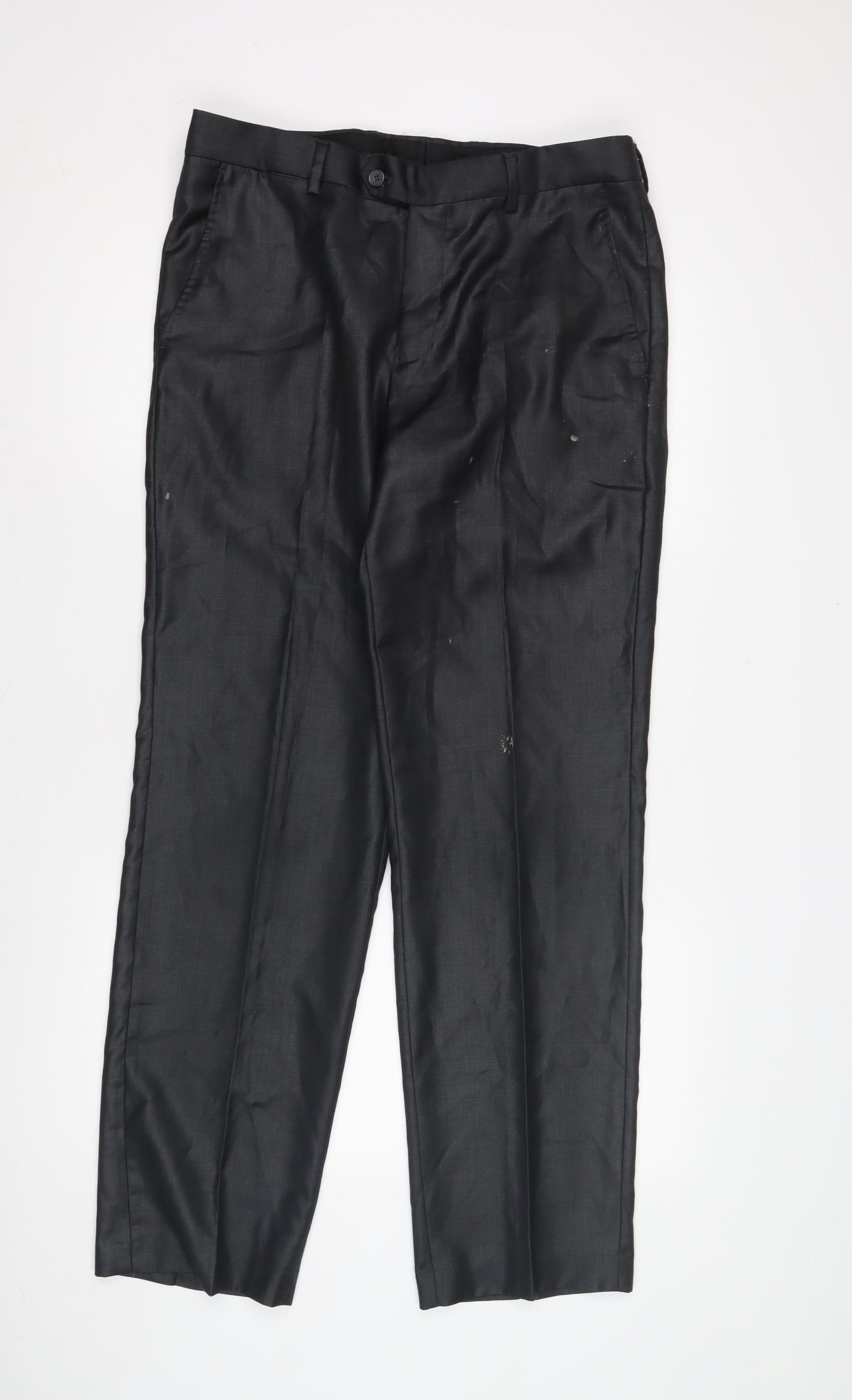 Stefano Conti Men's Black Suit Trousers Size 34