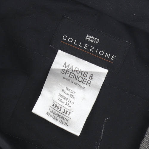 Marks & Spencer Women's Grey Straight-Leg Business Trousers