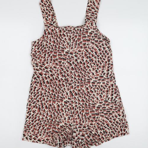 Topshop Women's Multicoloured Size 8 Playsuit