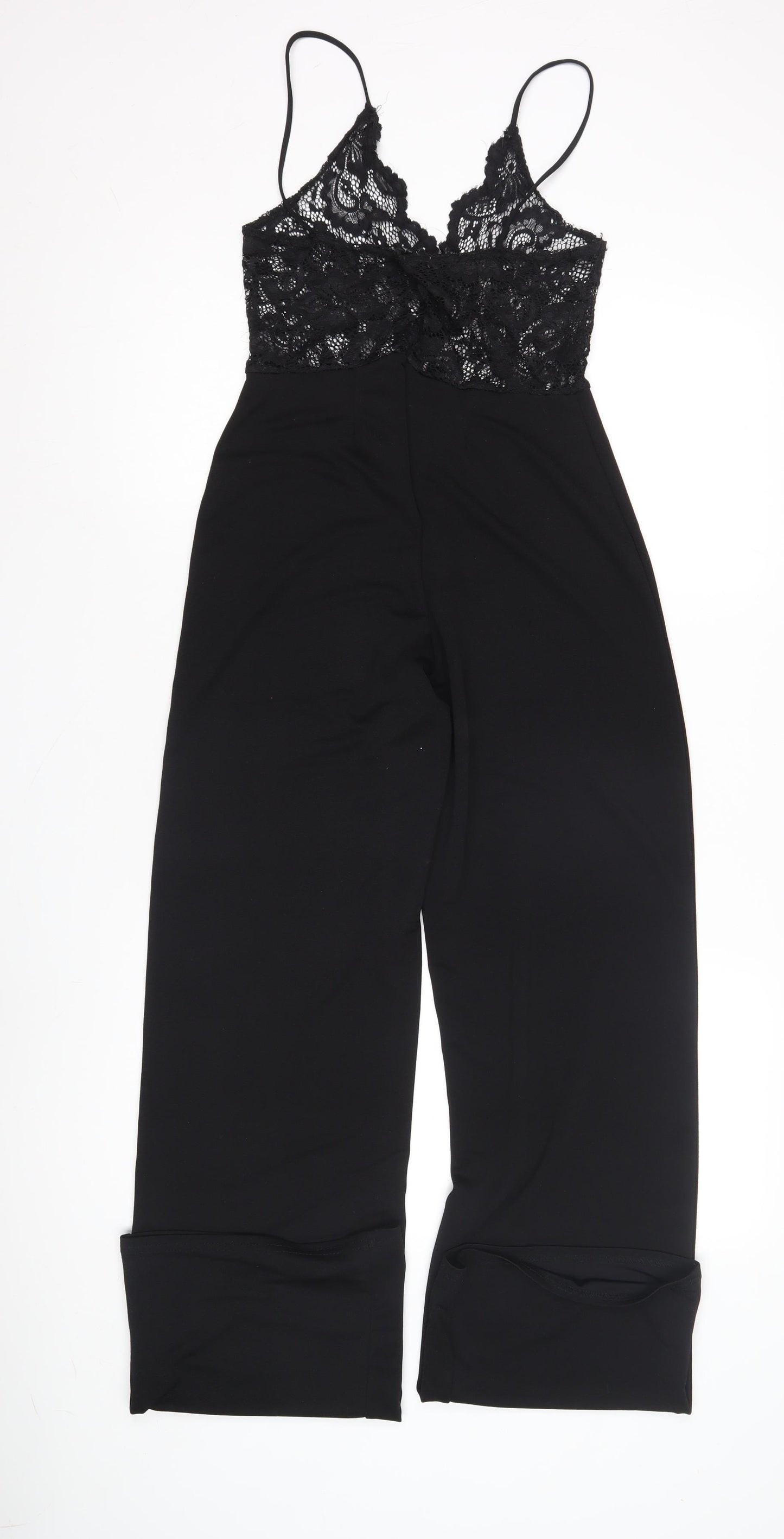Marks and Spencer Women's Black Lace Jumpsuit Size 6