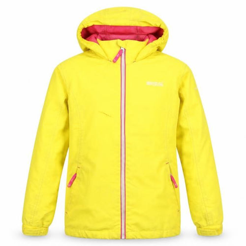 Regatta Girls Yellow Parka Jacket 11-12 Waterproof