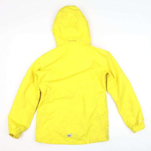 Regatta Girls Yellow Parka Jacket 11-12 Waterproof