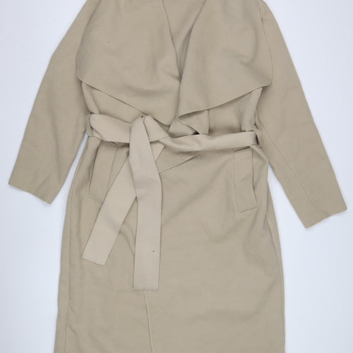 Luca Vanucci Women's Beige Belted Trench Coat S