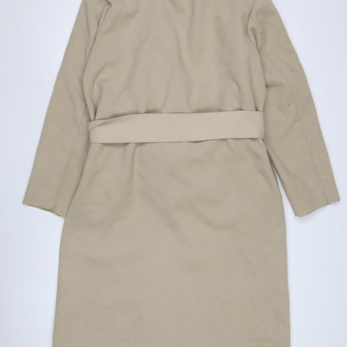 Luca Vanucci Women's Beige Belted Trench Coat S