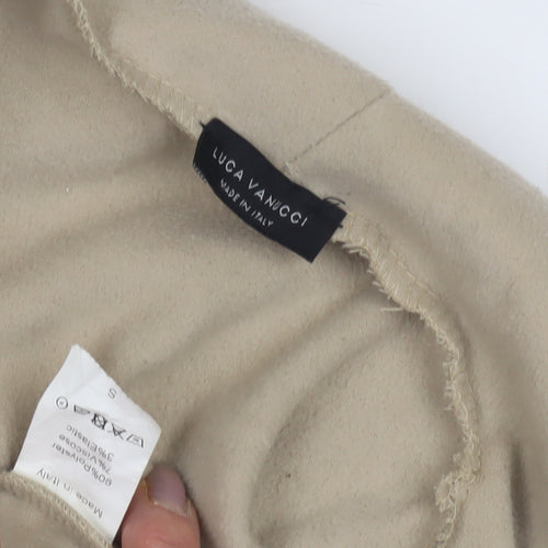 Luca Vanucci Women's Beige Belted Trench Coat S
