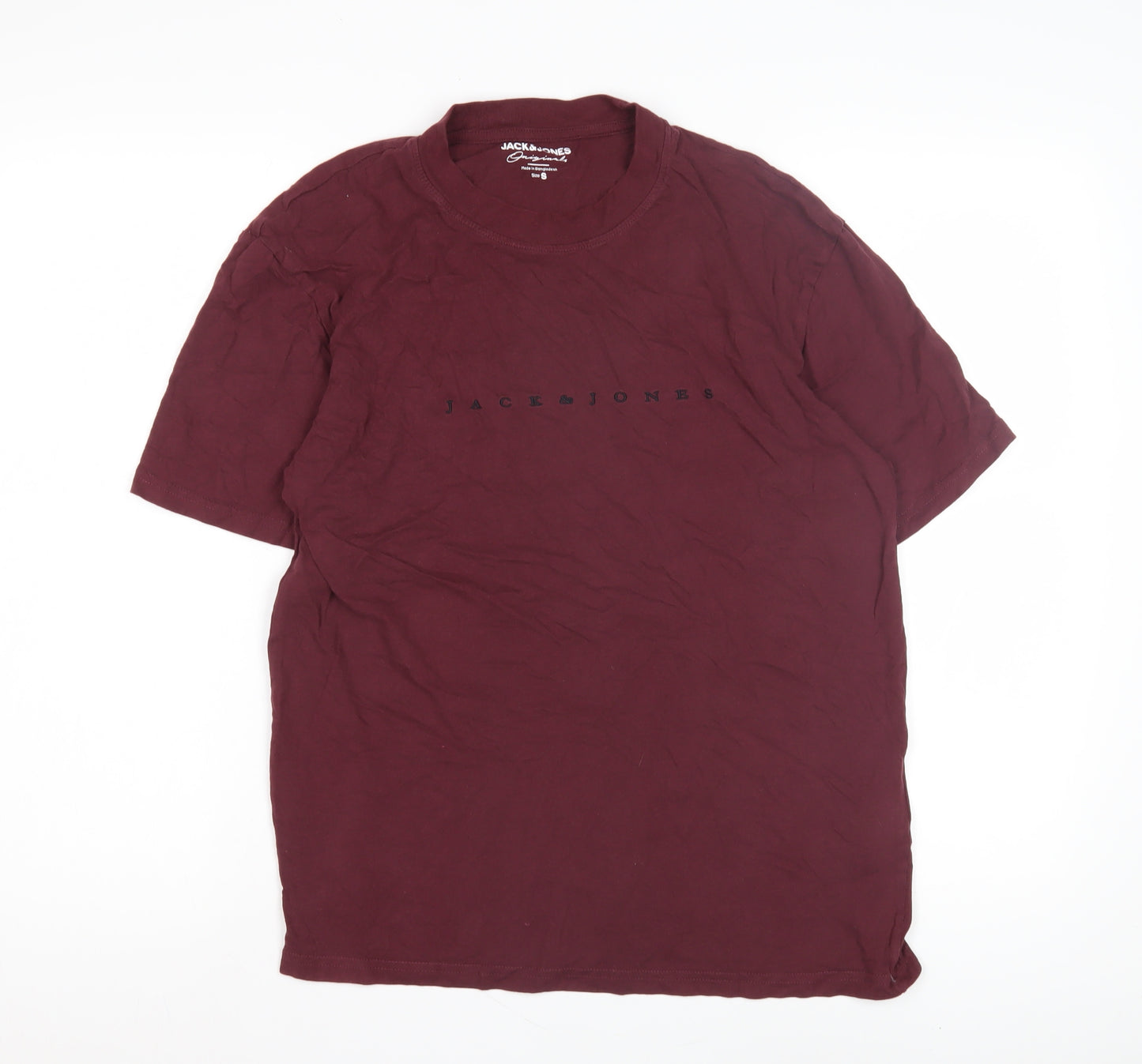 Jack & Jones Men’s Red Small Logo T-Shirt
